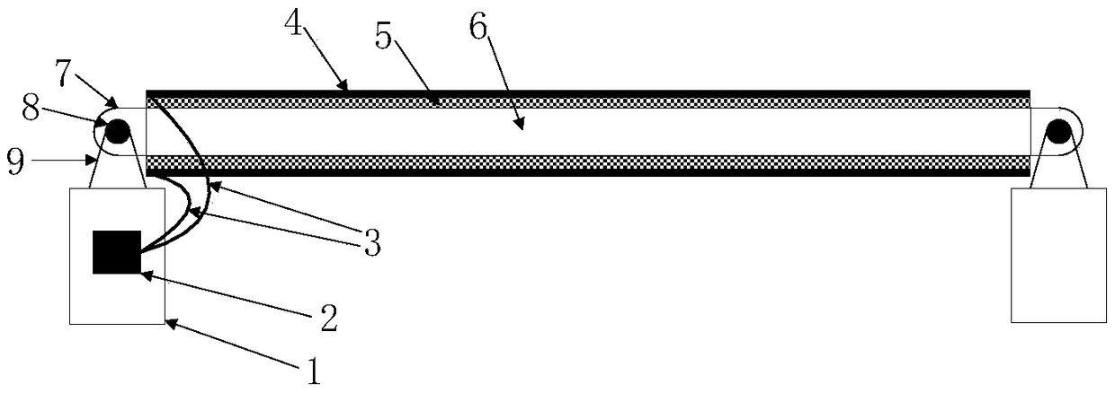 Piezoelectric flexible plate wave energy generating device