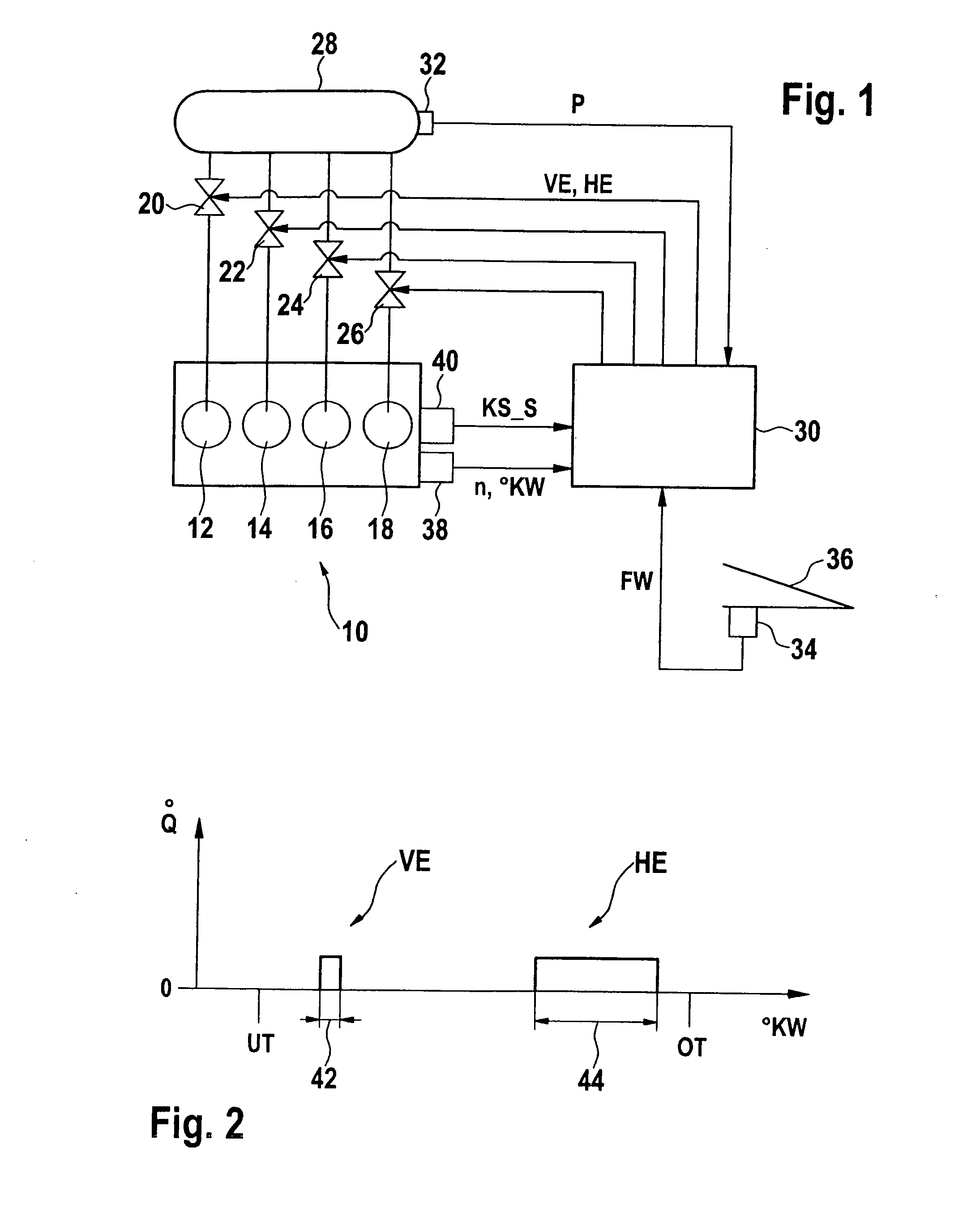 Method and Control Device for Metering Fuel To Combustion Chambers of an Internal Combustion Engine