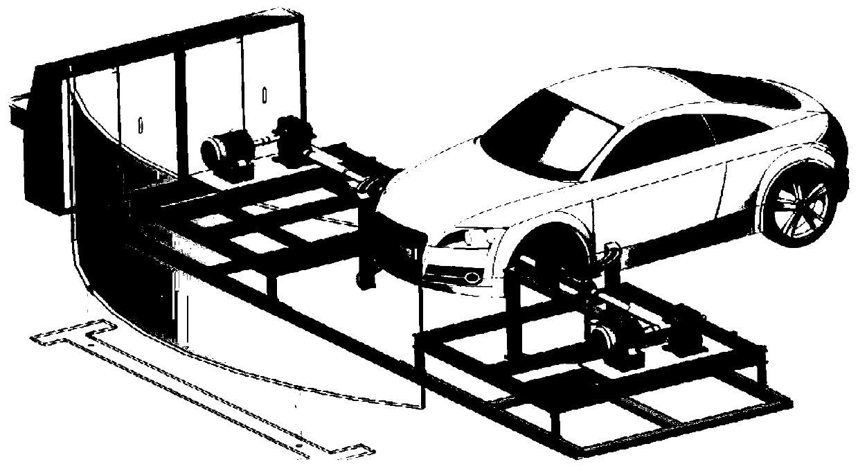 A testing method, device and system for an automatic driving vehicle