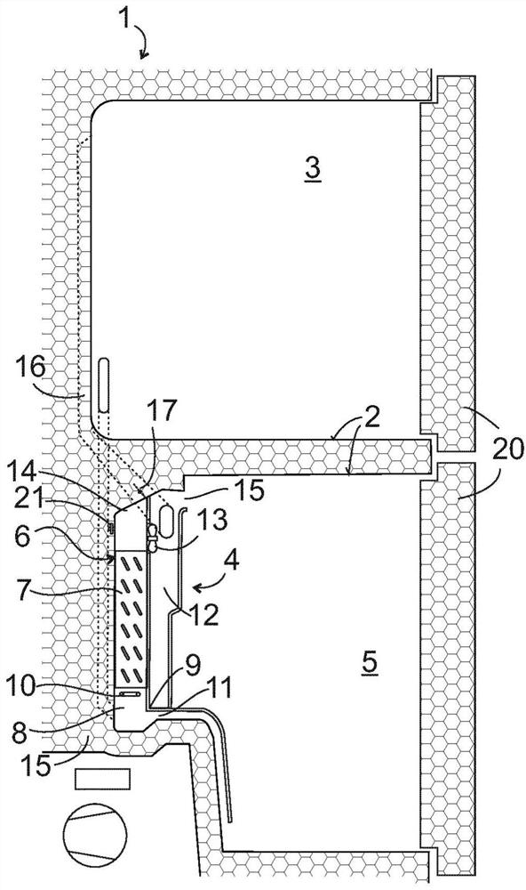 Refrigeration appliance comprising a defrost heater