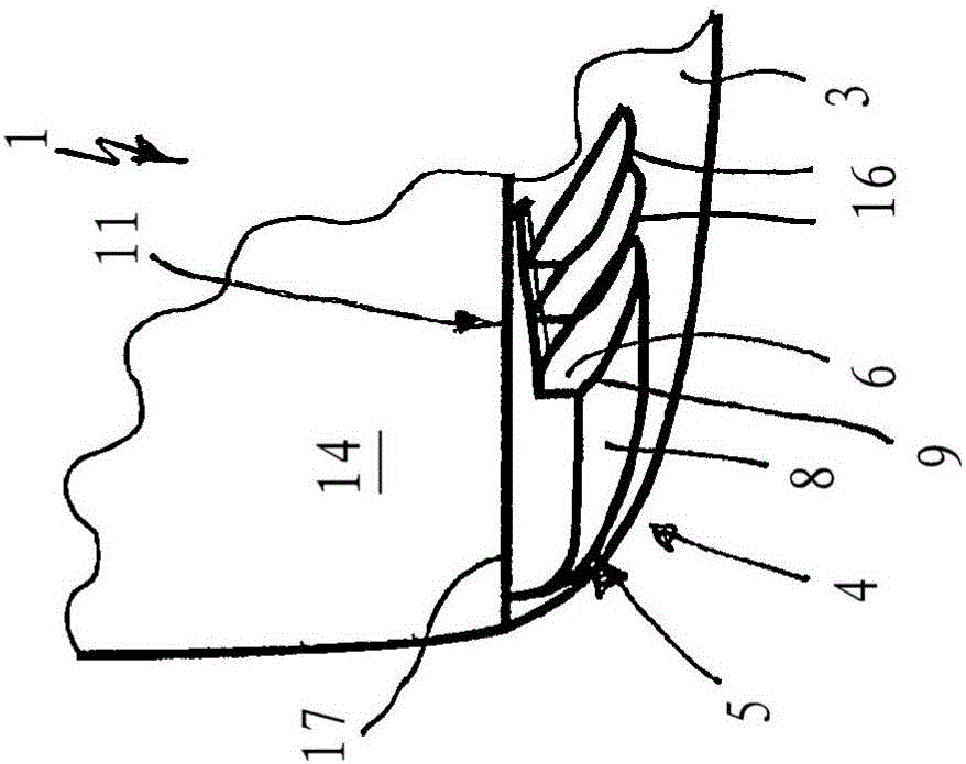 Vehicle having air-guiding arrangement