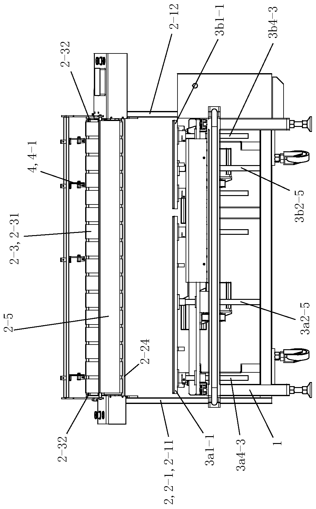 Shell fabric receiving device