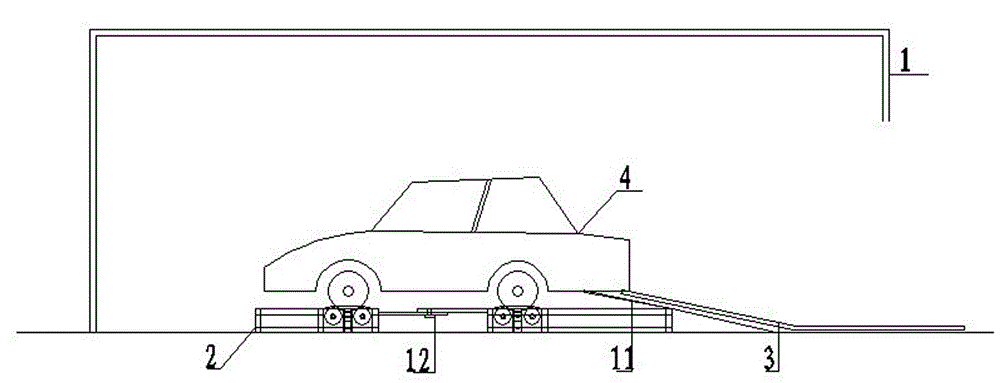 Device and method for positioning mini vehicle indoor and outdoor for running at high speed
