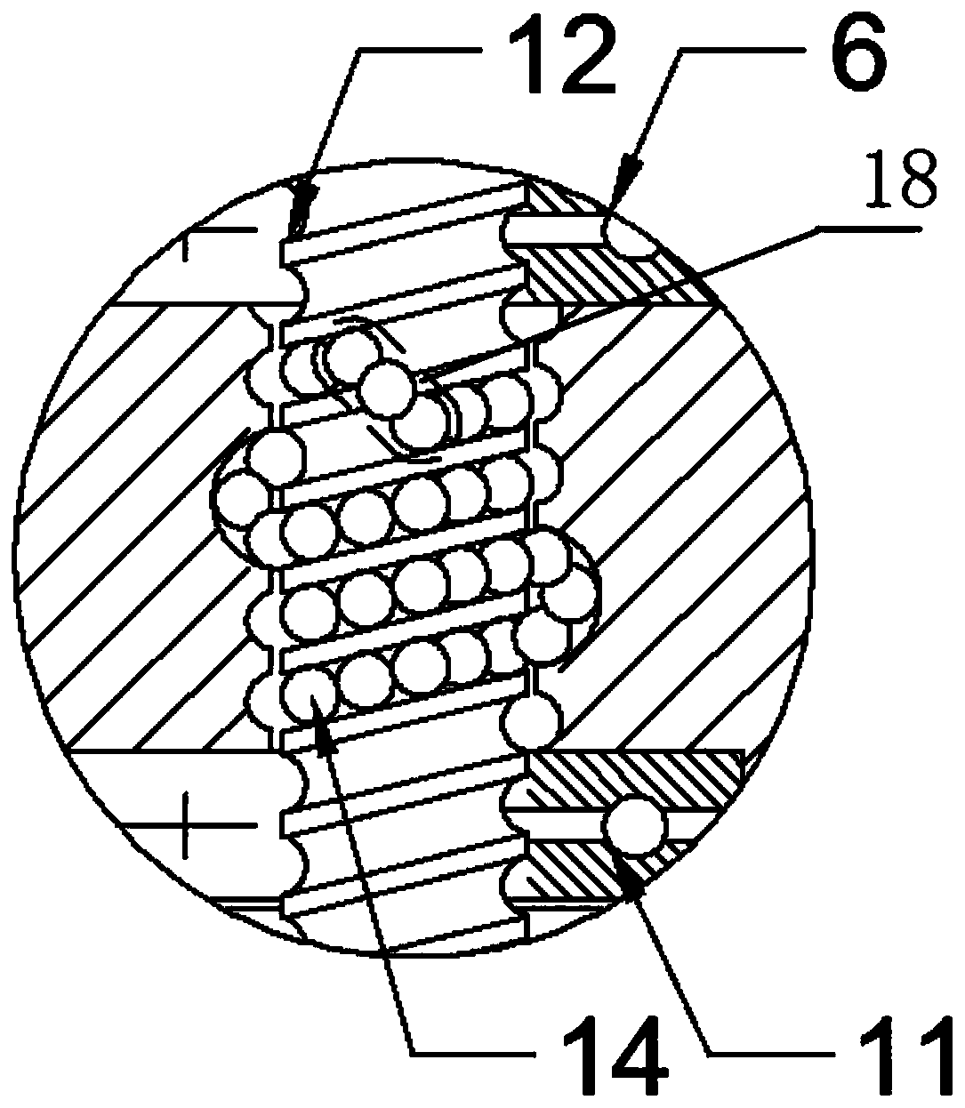 Liquid-mass double-tuned shock absorber and assembly method thereof