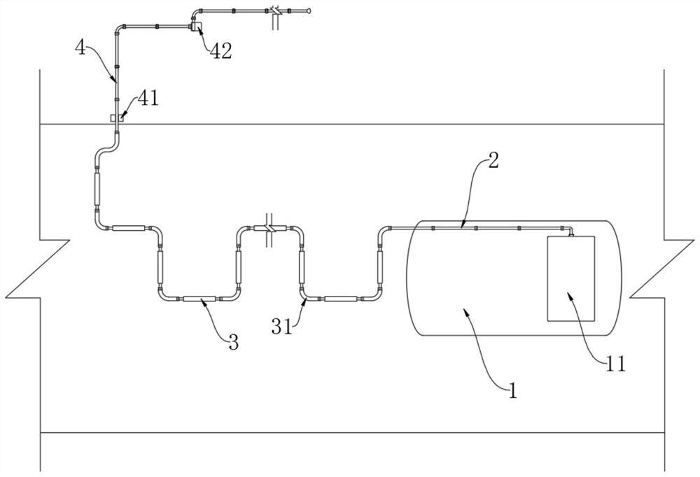 Novel mud conveying pipeline for cutter suction ship and construction method thereof