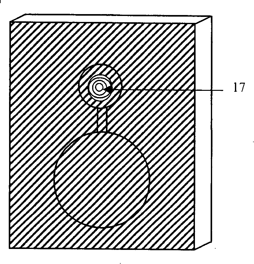Semiconductor laser light source for emitting nanometer dimension vertical to cavity surface and method for making