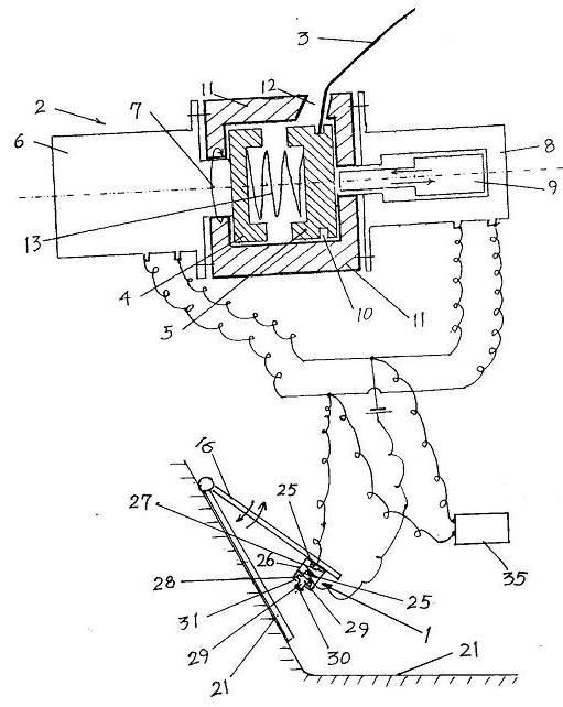 Pressure-triggered switch type accelerator pedal system for preventing accelerator from being used as brake