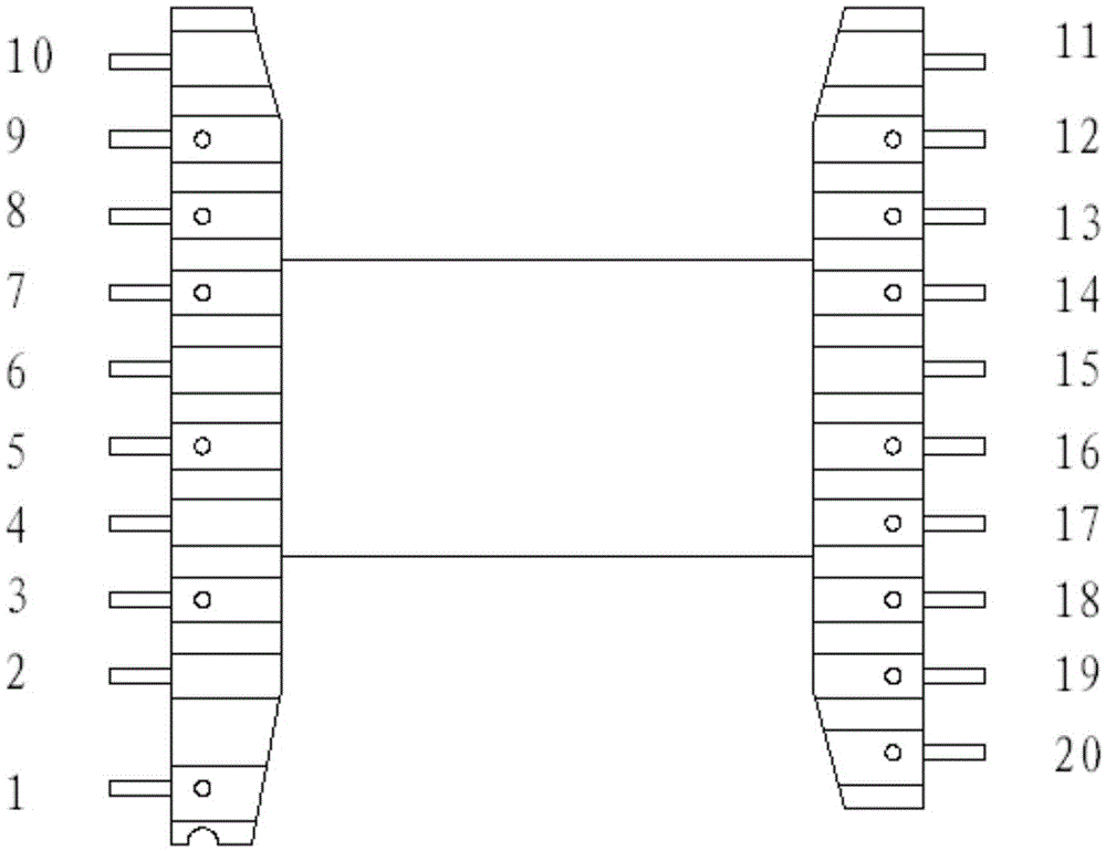 Winding method and structure of a high-frequency transformer