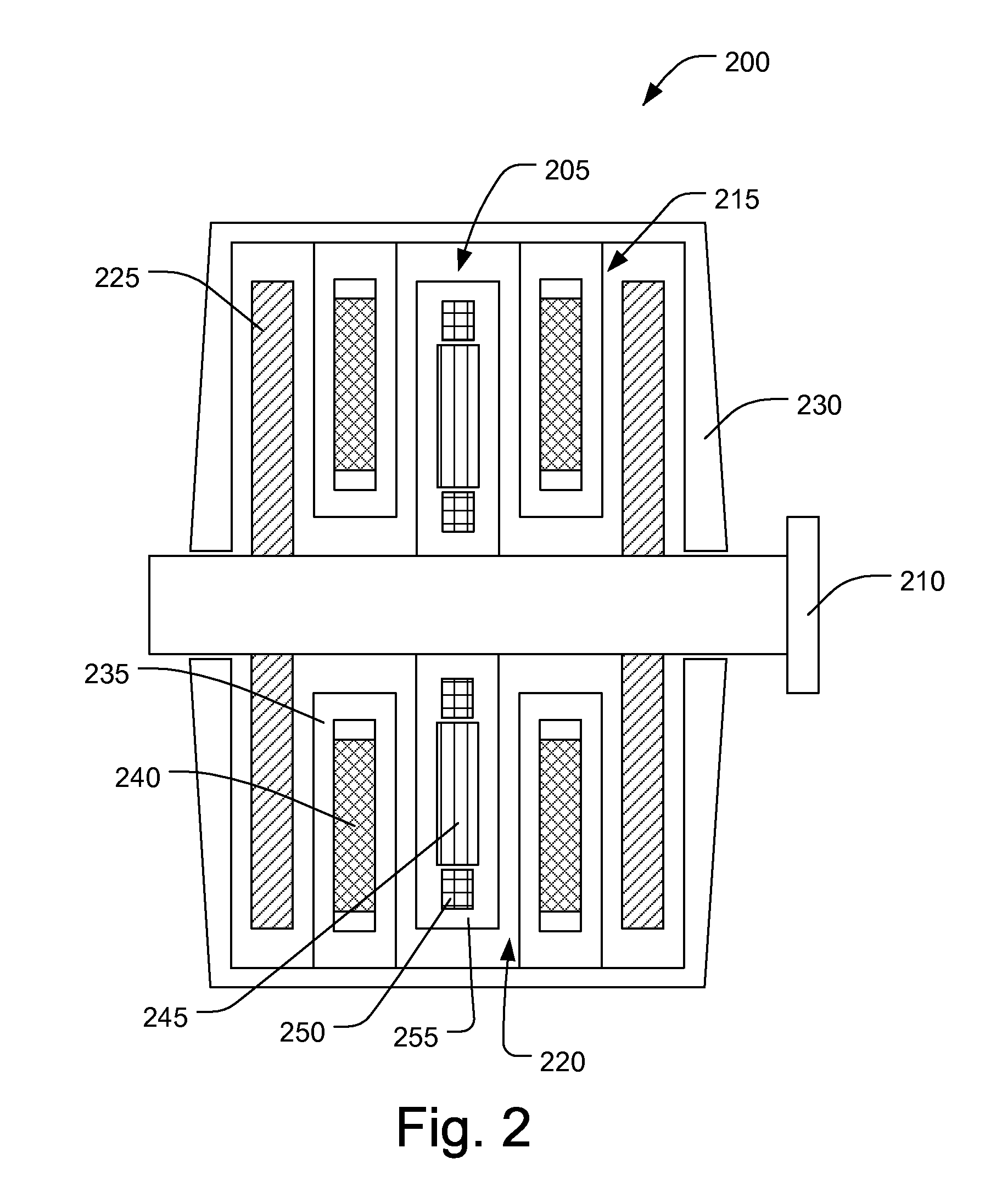 Rotating back iron for synchronous motors/generators