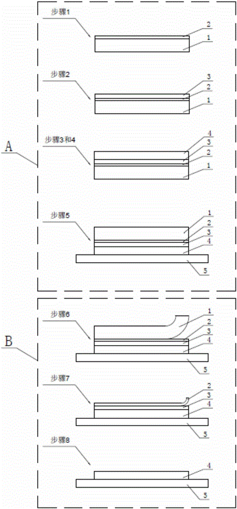 Temporary bonding processing method of sheet workpiece