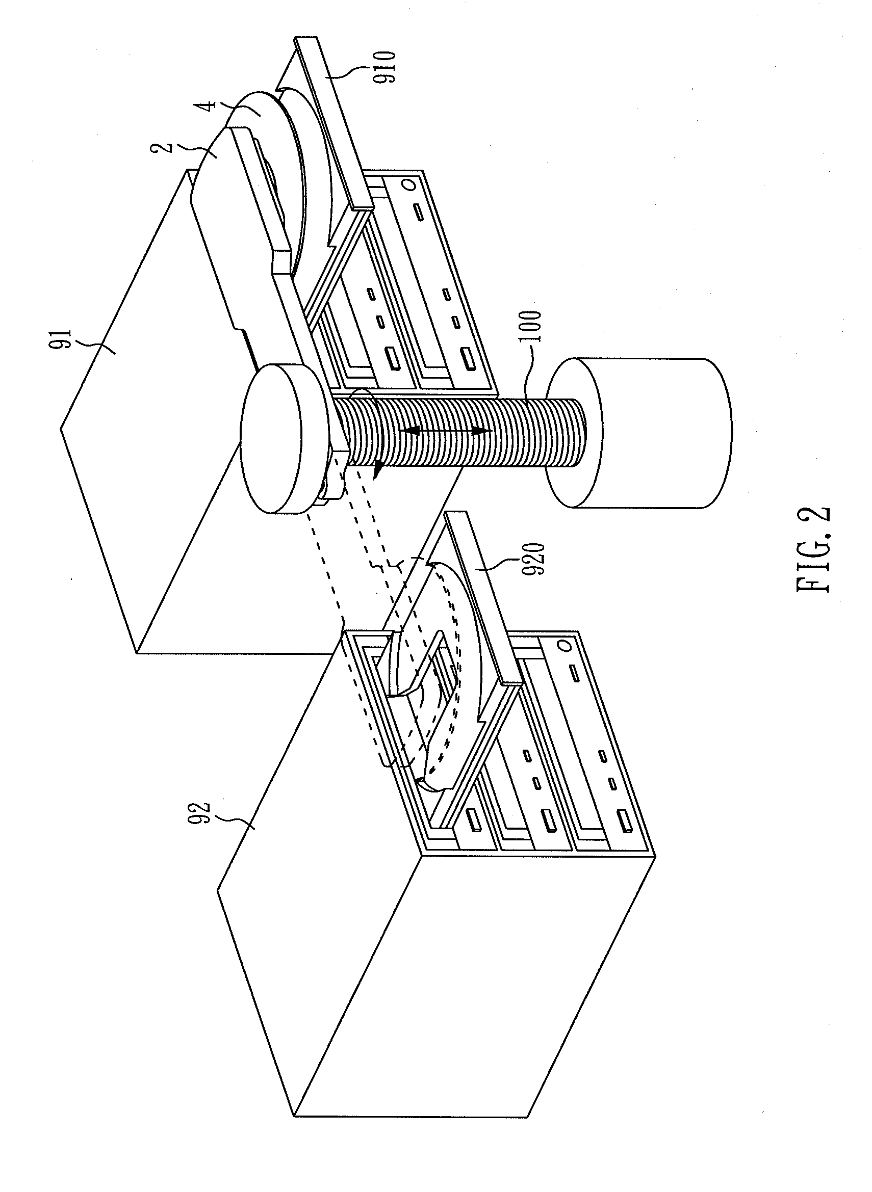 Transportation Arm Device for Carrying Discs