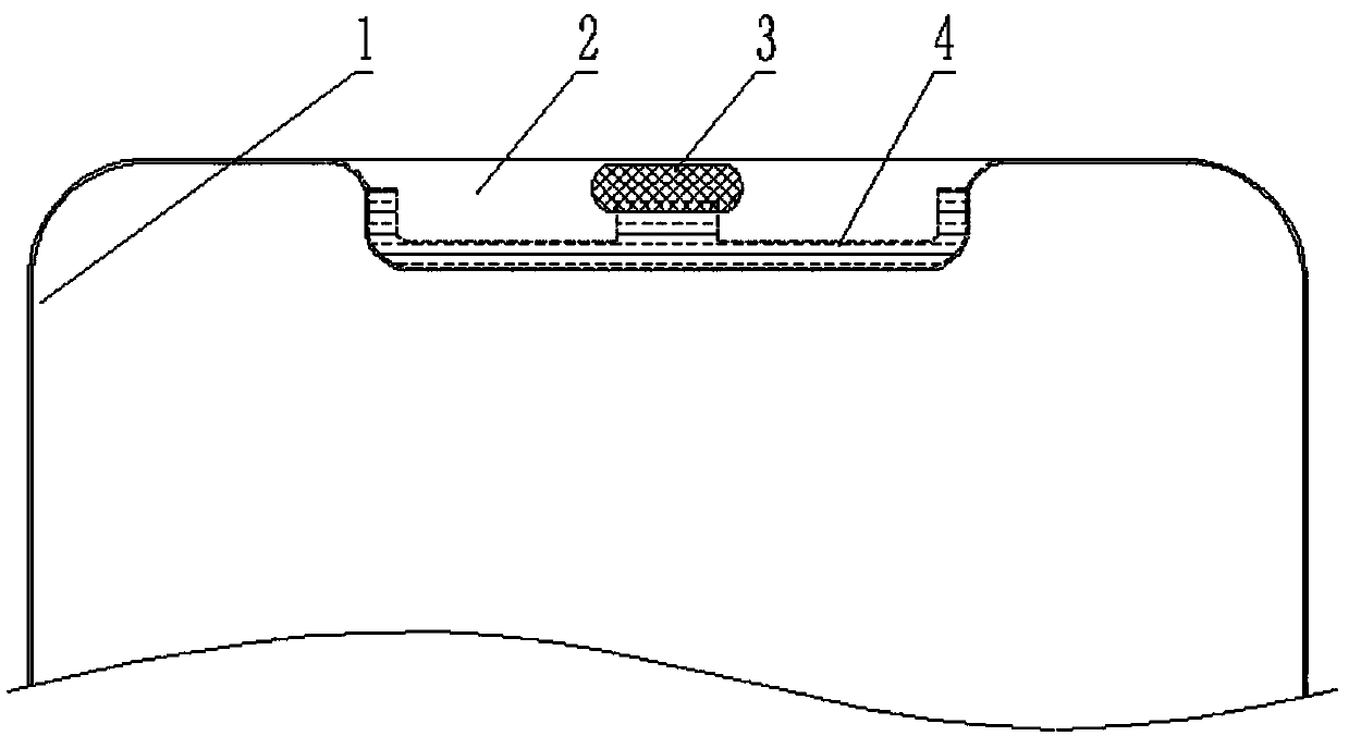 Terminal with receiver touch key, key touch method and application