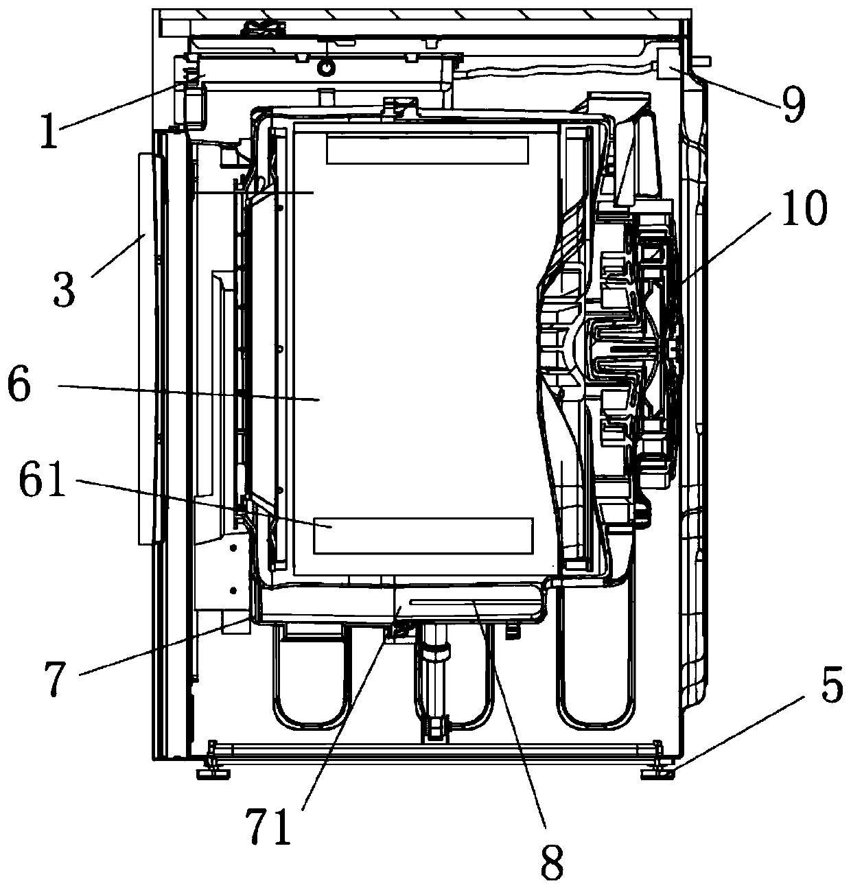 A washing machine with steam washing care function