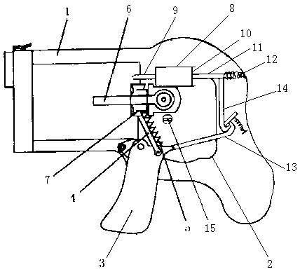 Confetti pistol for festivals