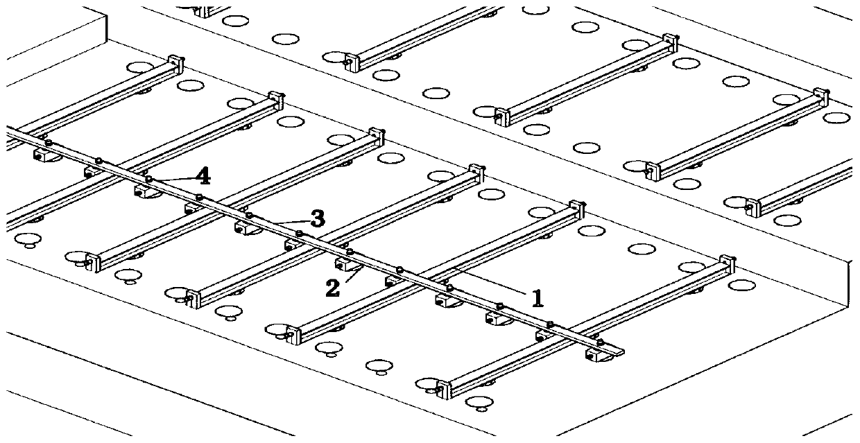 Method for installing and adjusting rail base of high-precision roll grinder