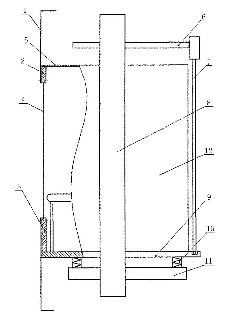 Sightseeing elevator cage