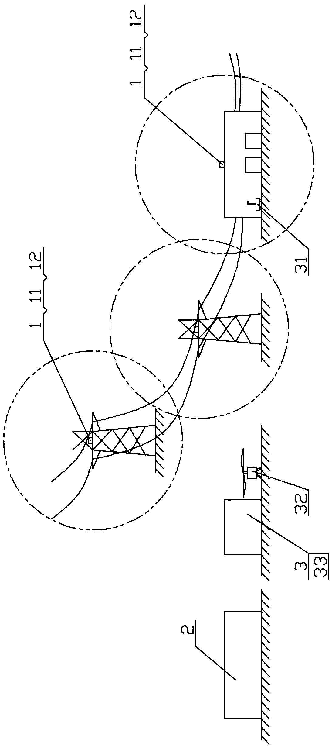 Power transmission and transformation intelligent monitoring and controlling maintenance system and usage method thereof