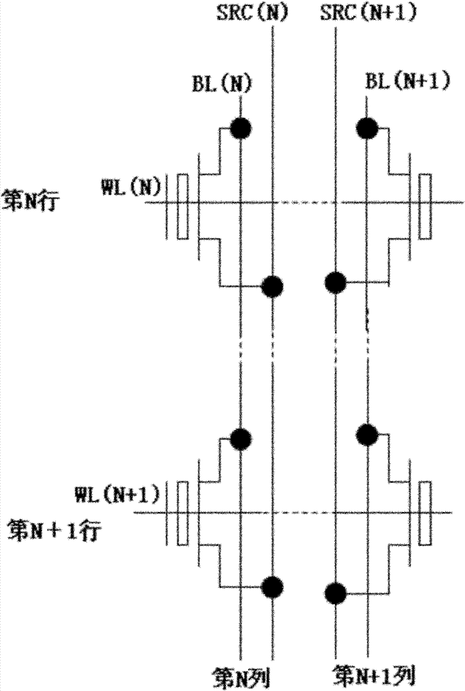 Method for erasing single-transistor memory array