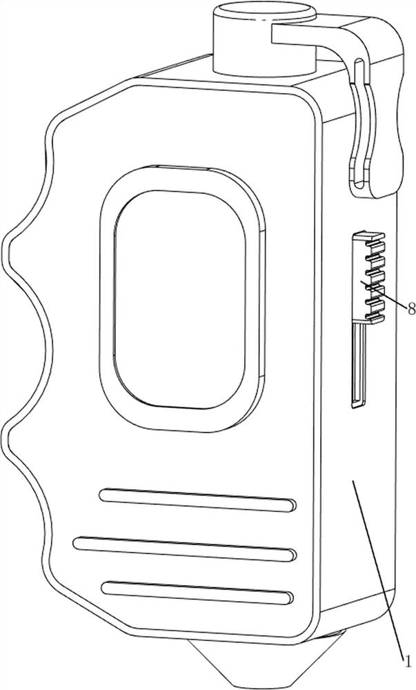 Sewage injection device for clinical laboratory