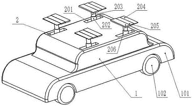 Vehicle wind pressure self-balancing adjustment system