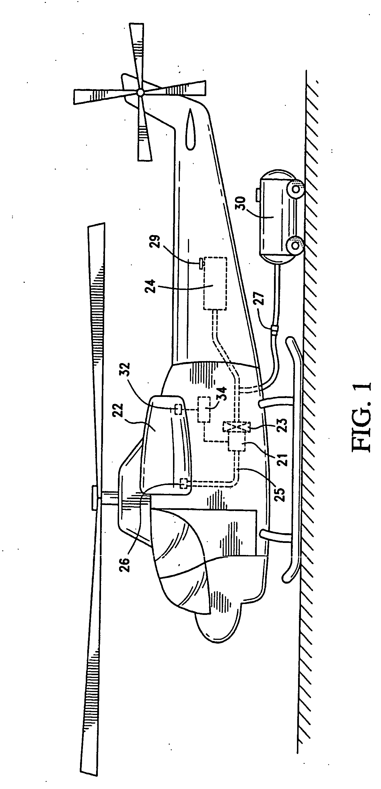 Helicopter turbine engine protection system