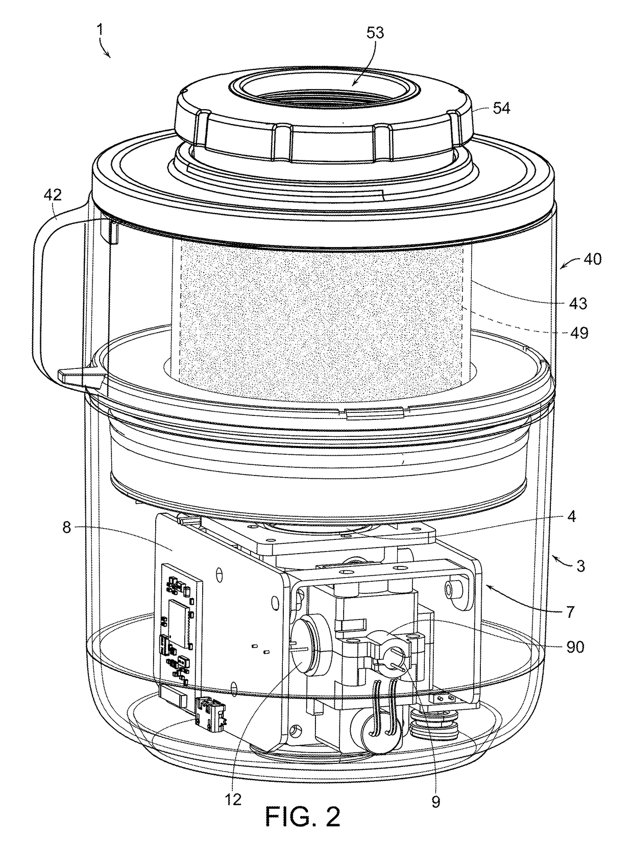 Inline water contaminant detector and filter