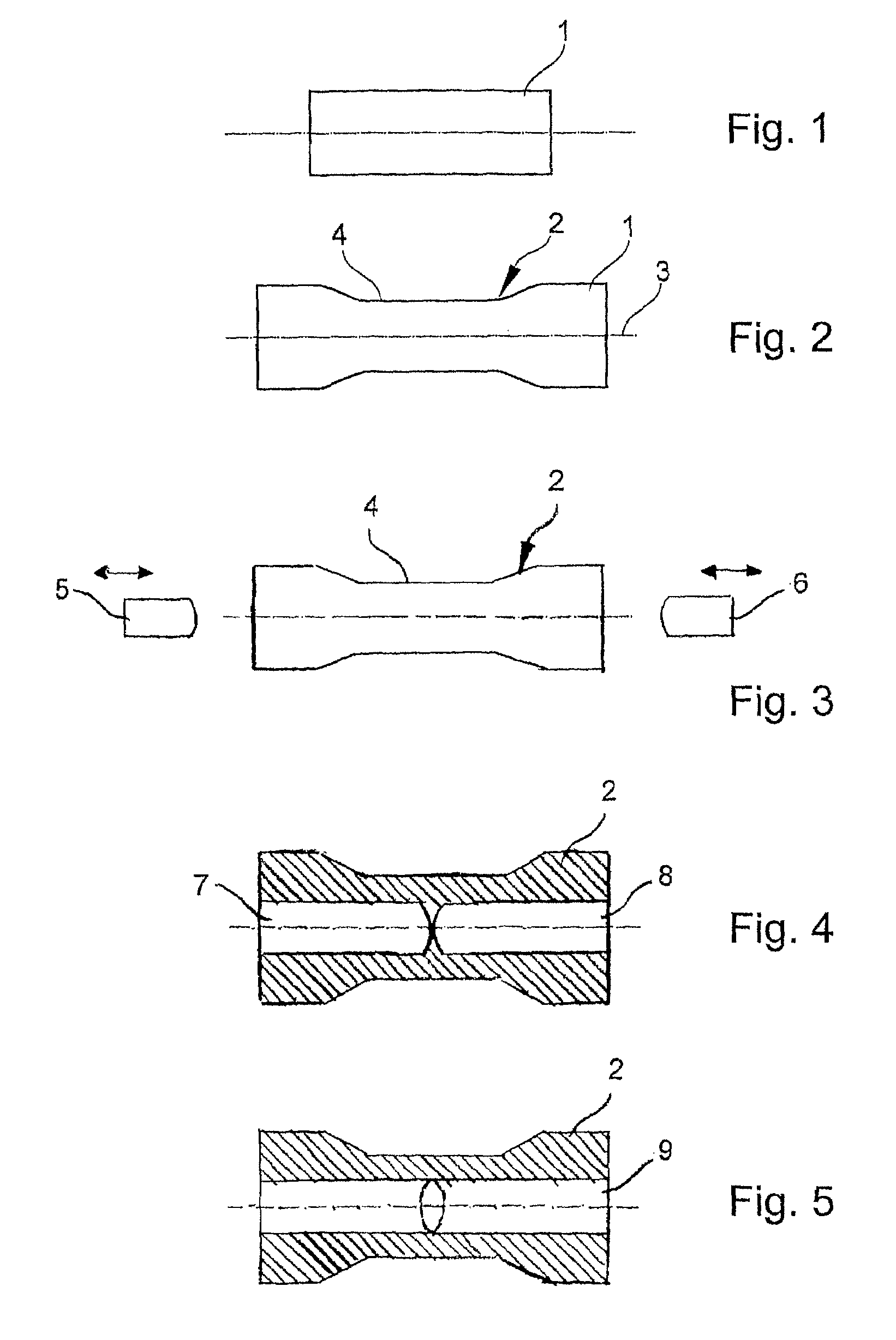 Method for the production of a rotationally symmetrical part, and part produced according to said method