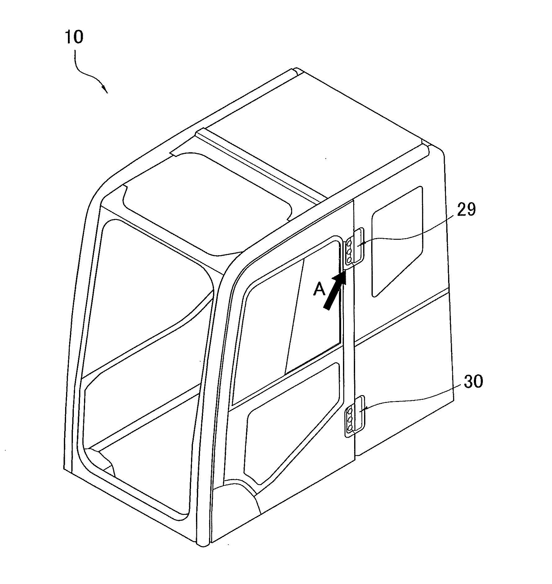 Cab for construction machine