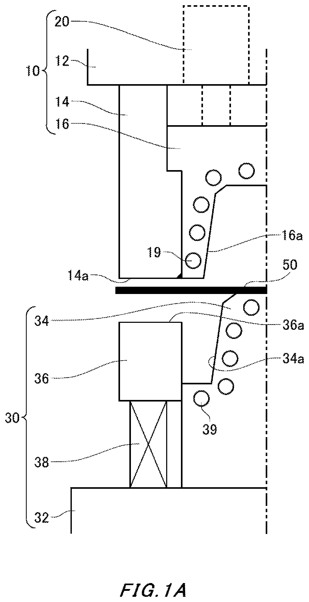 Press molding device and manufacturing method thereof