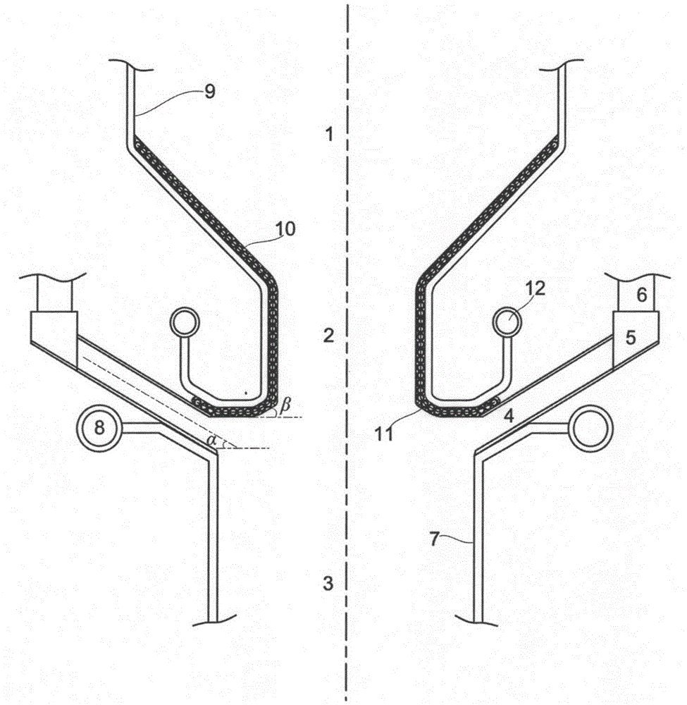 Downlink high-temperature gasified product chilling device