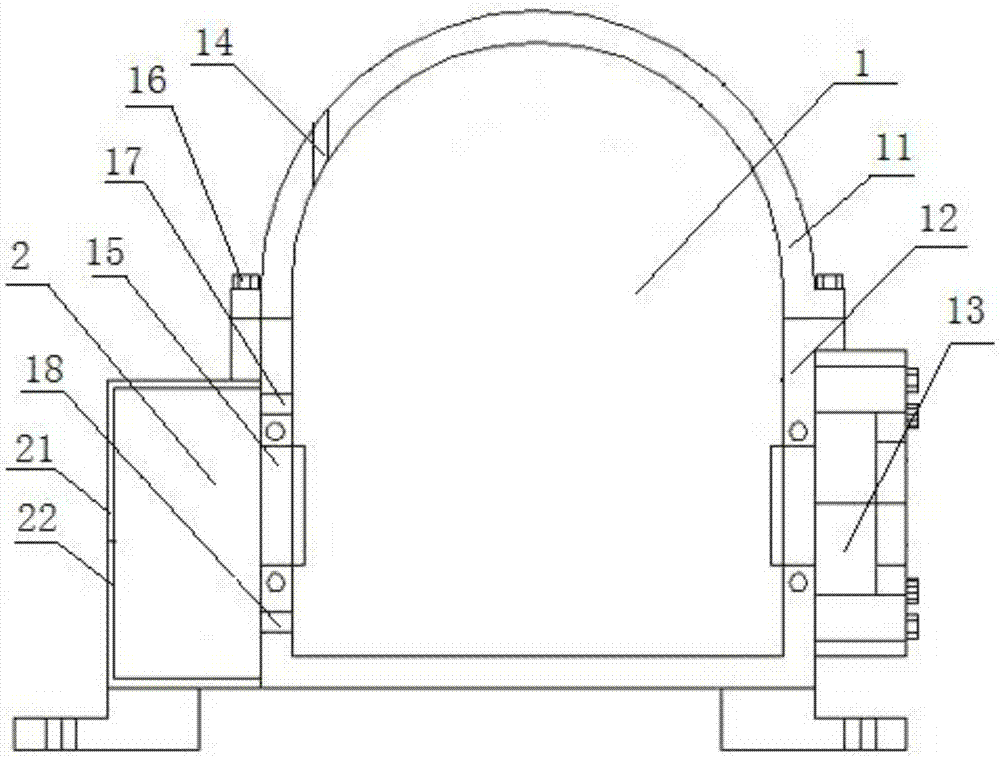 Novel high-end speed reducer capable of achieving lubricating oil cold and hot self-circulation effect