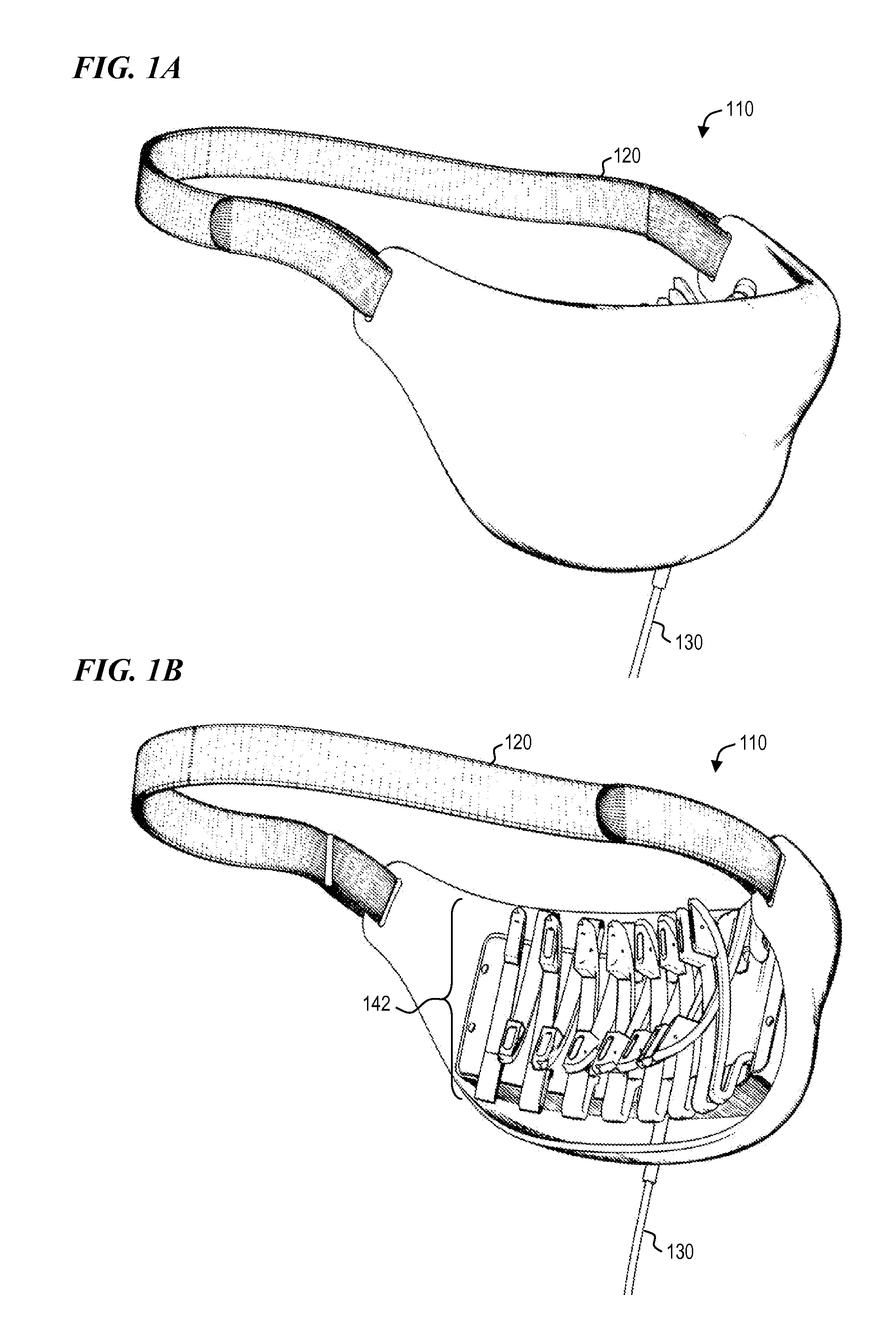 Headache-treatment device with gel dispensing kit and method