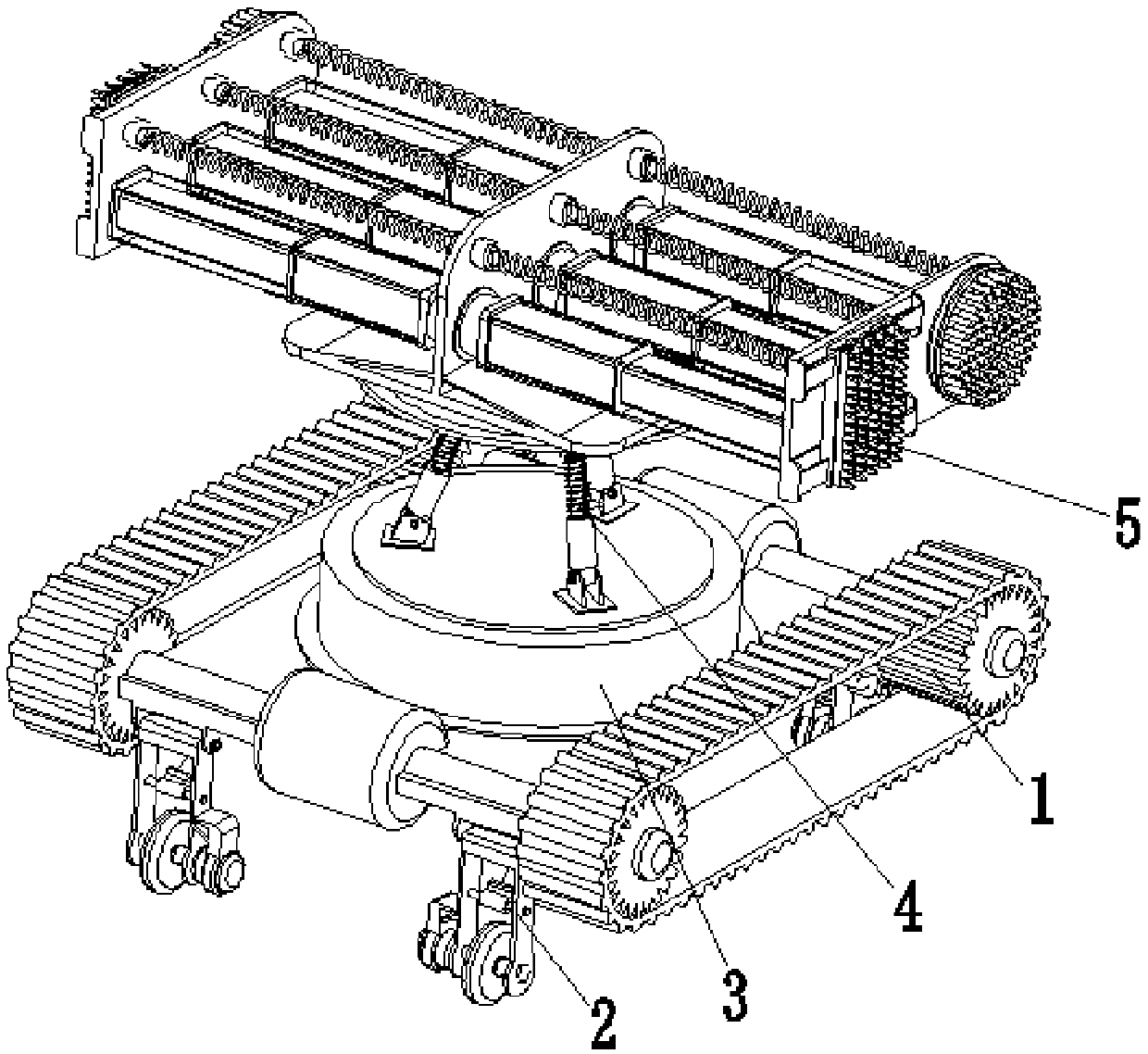 A kind of intelligent equipment for ditch operation in urban garden landscape construction engineering