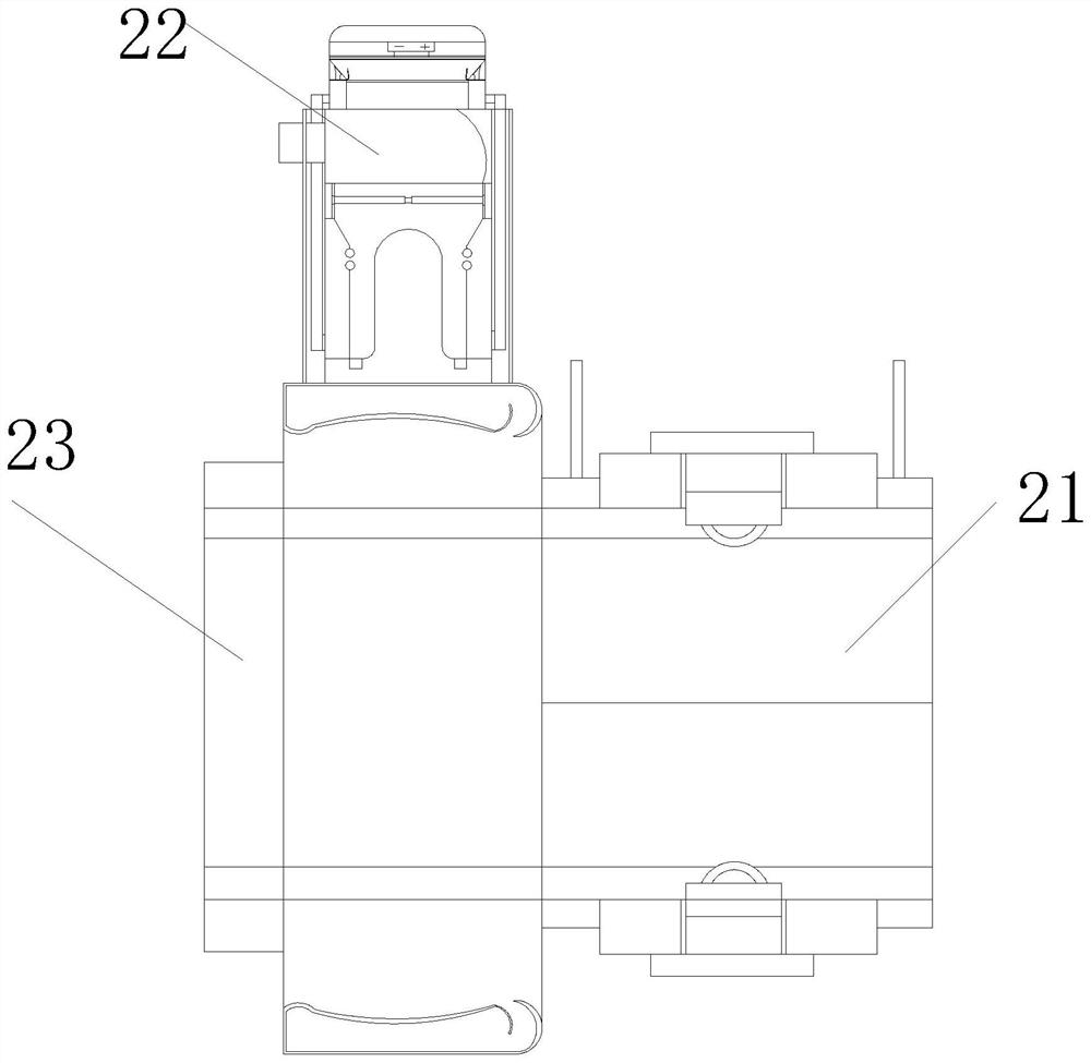 Highway crossing device for power grid construction that collects atomized wires through moisture collection