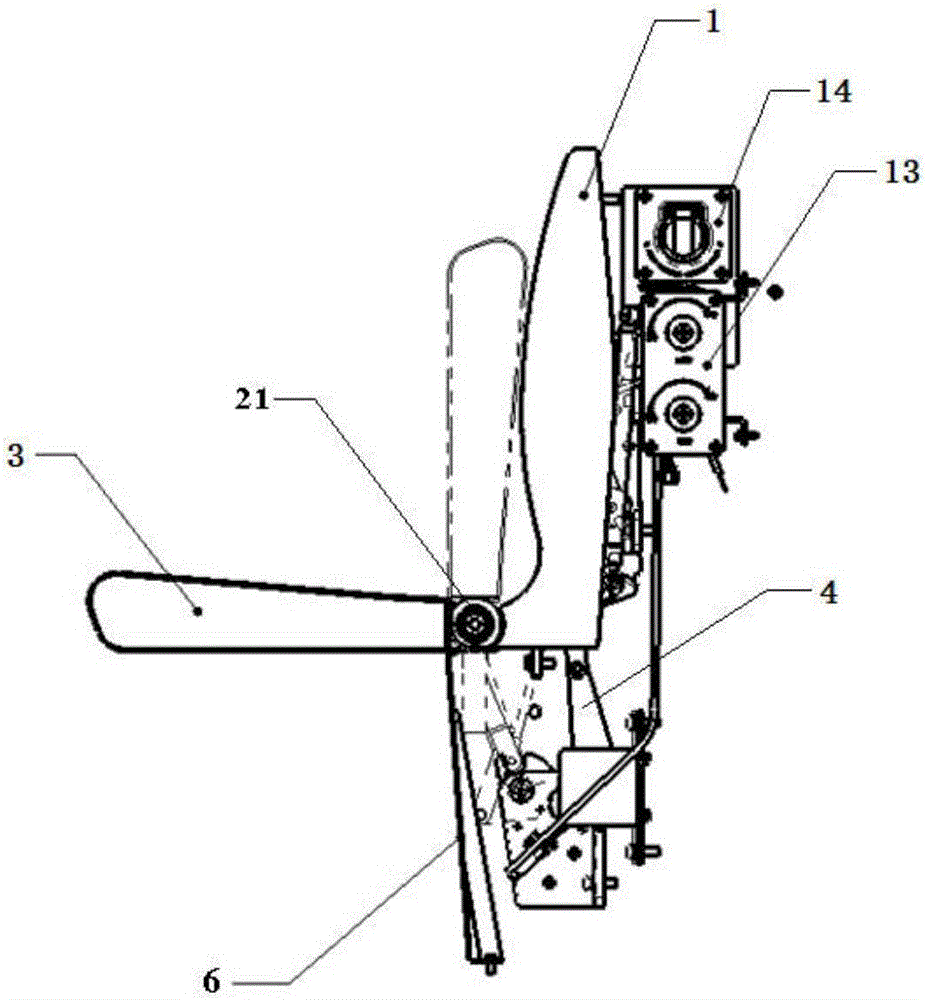 Automatic folding seat