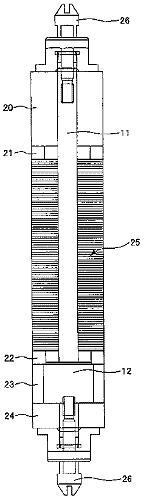 A glass substrate lamination tool, a glass substrate end surface polishing method, and a manufacturing method of the glass substrate