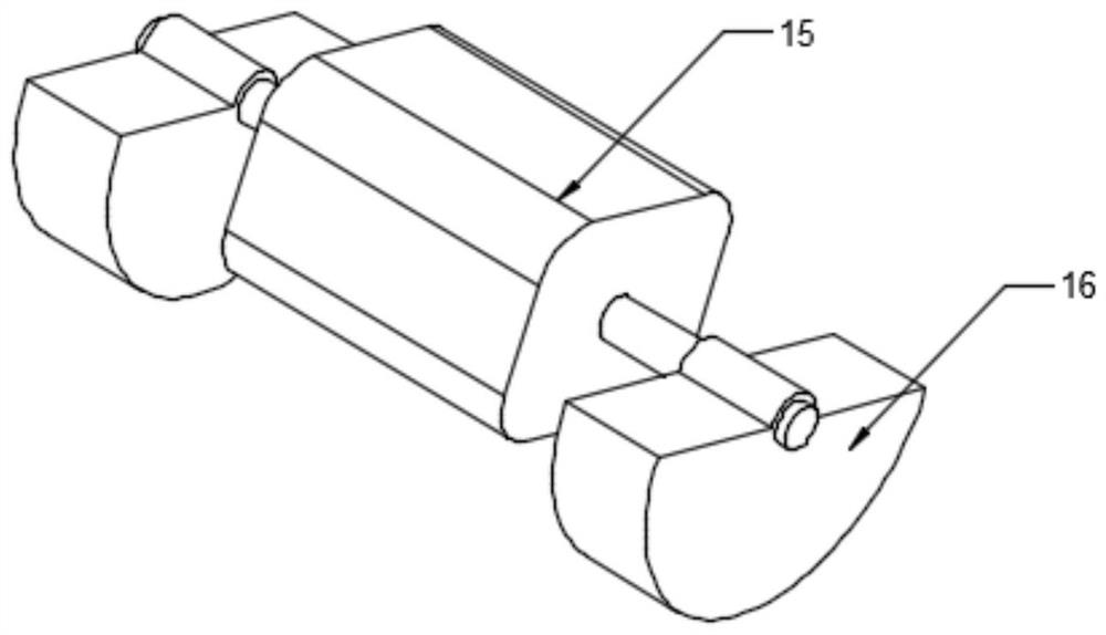 Stone crushing device for hydraulic engineering