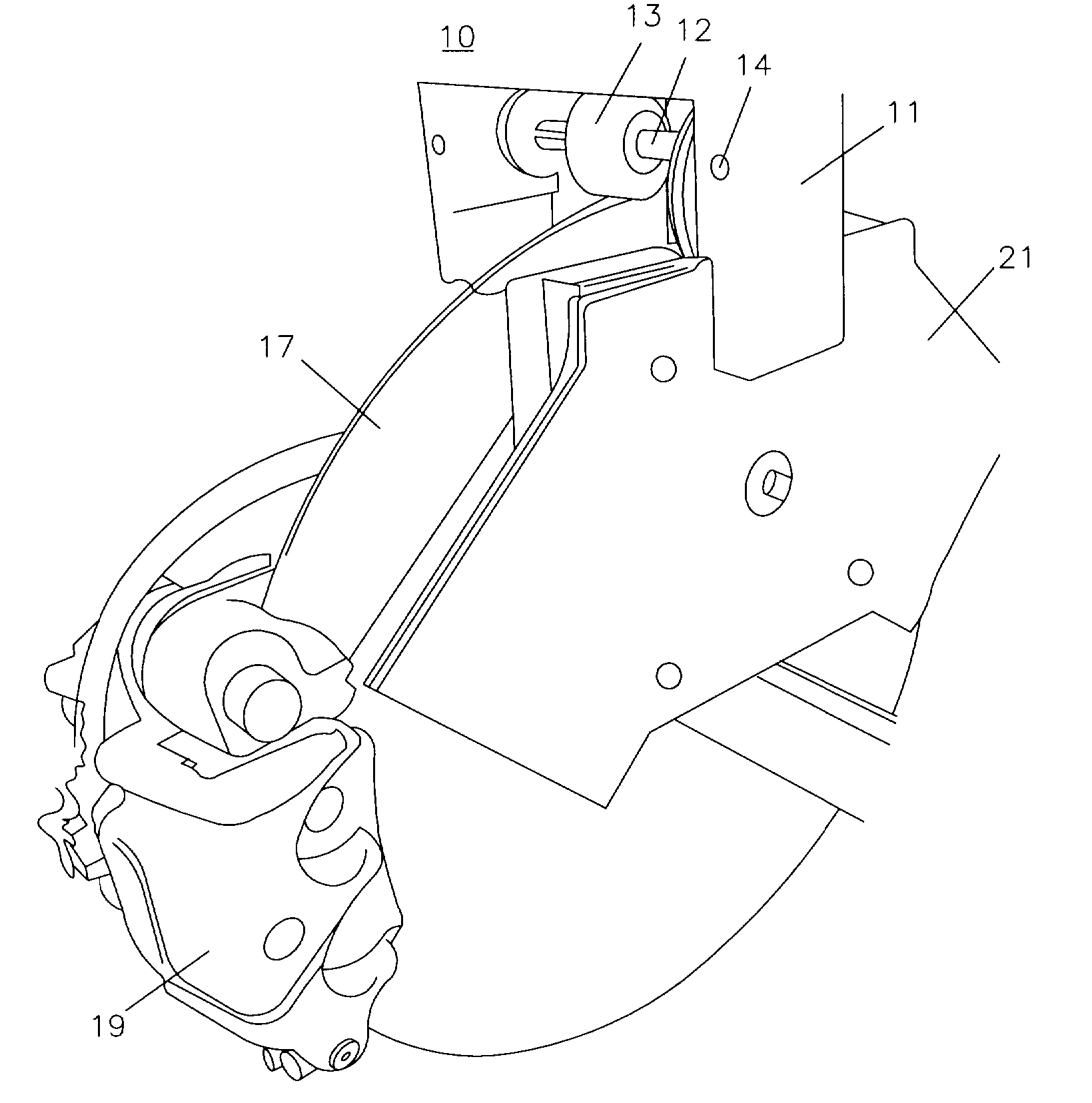 System for Cooling a Disc Brake Rotor and Collecting Brake Pad Waste