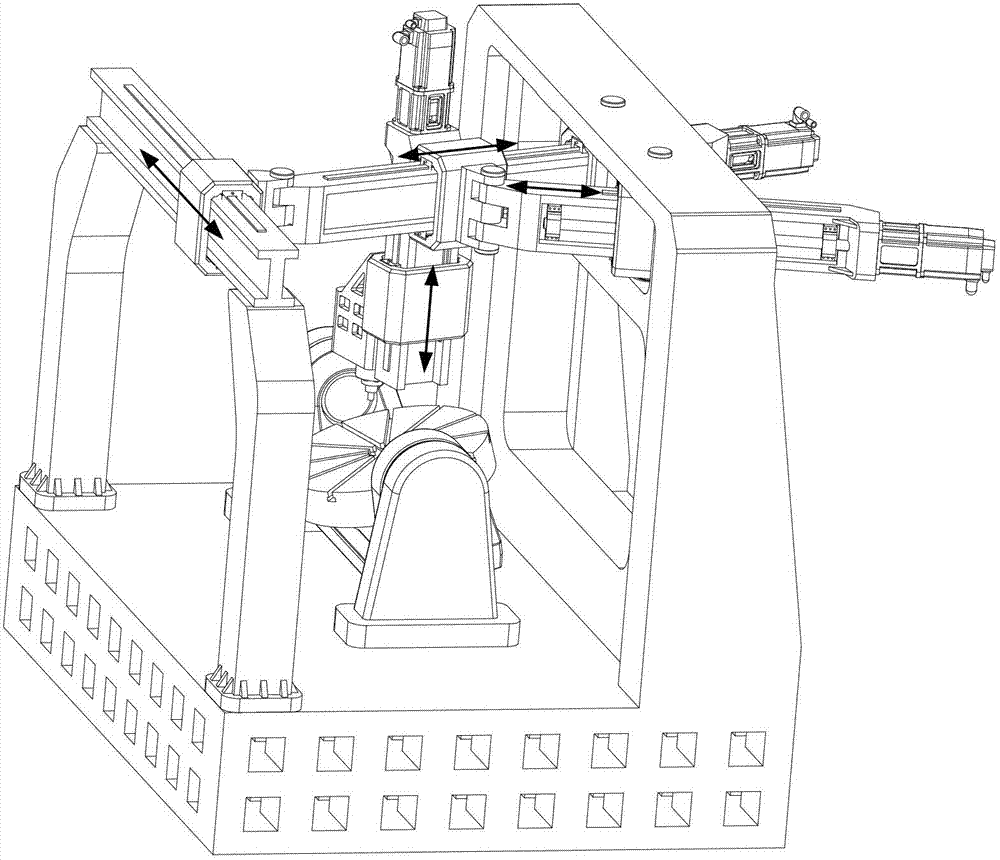 Five-axis numerical control machine tool