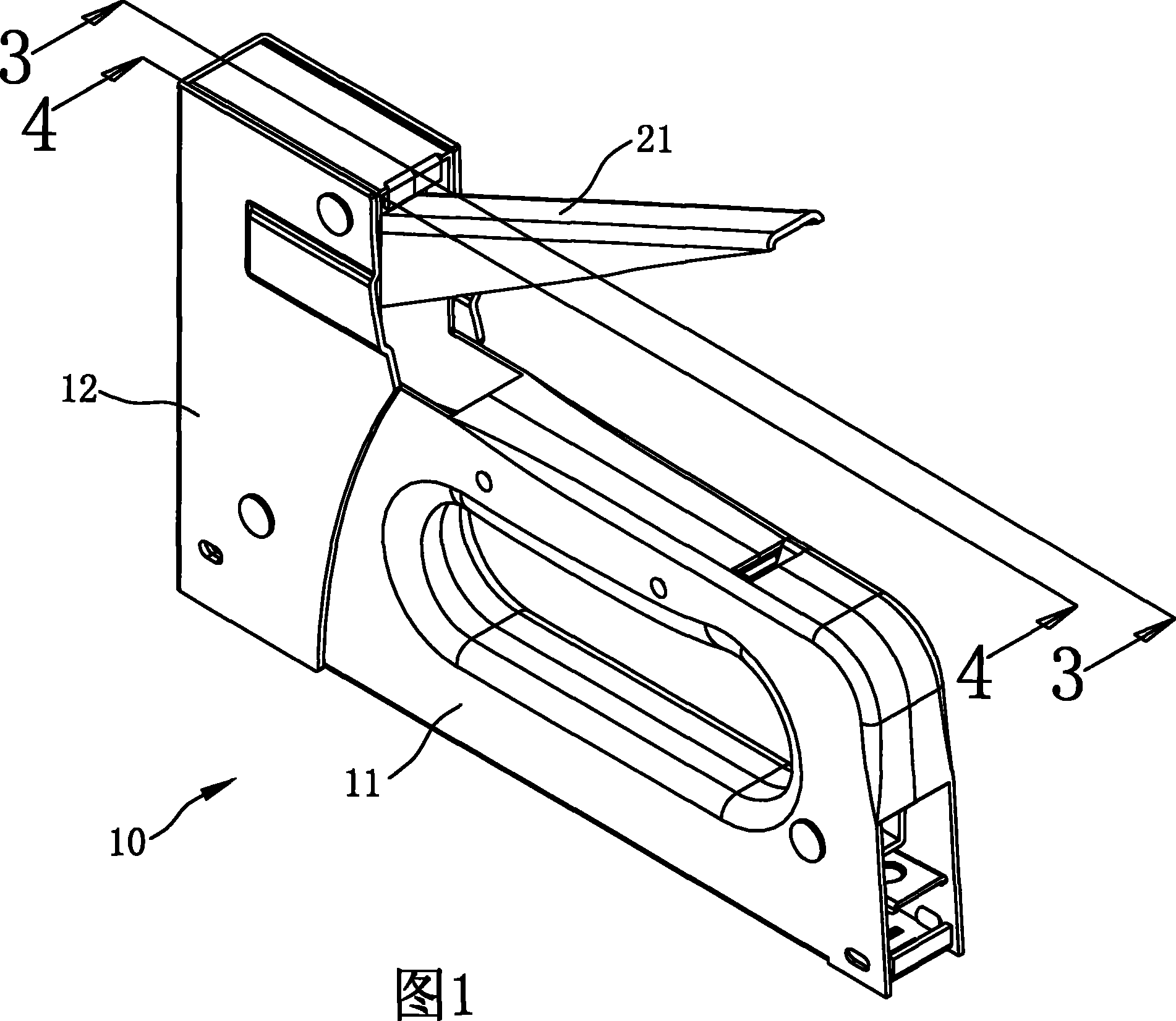 Labor-saving type manual nailing gun