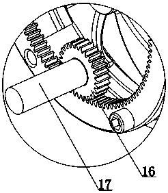 Hand-cranking and dibbling device for agricultural watermelon seed sowing