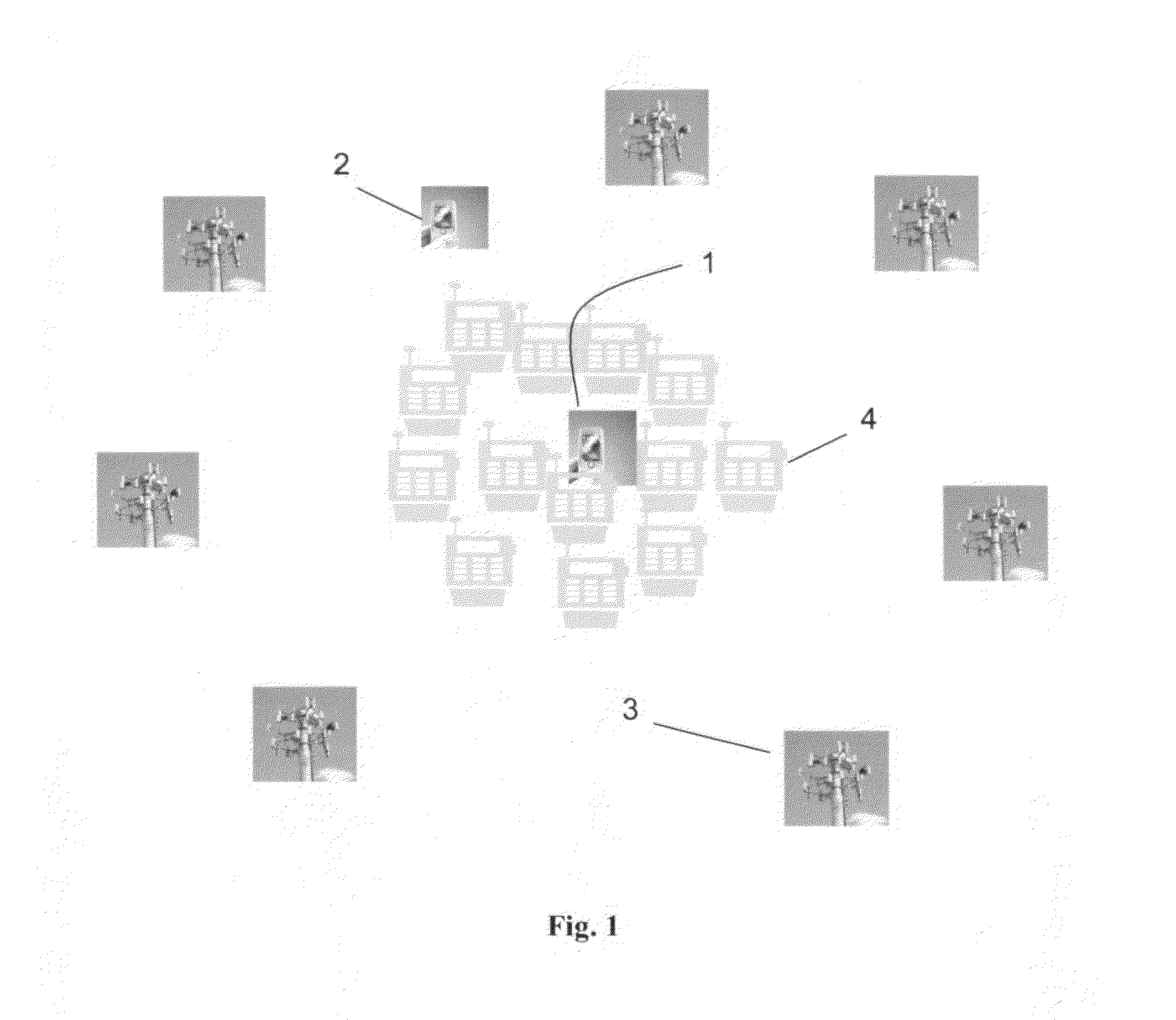 Method for estimating the geographical latitude, longitude and elevation of a mobile electronic telecommunication device (TD)