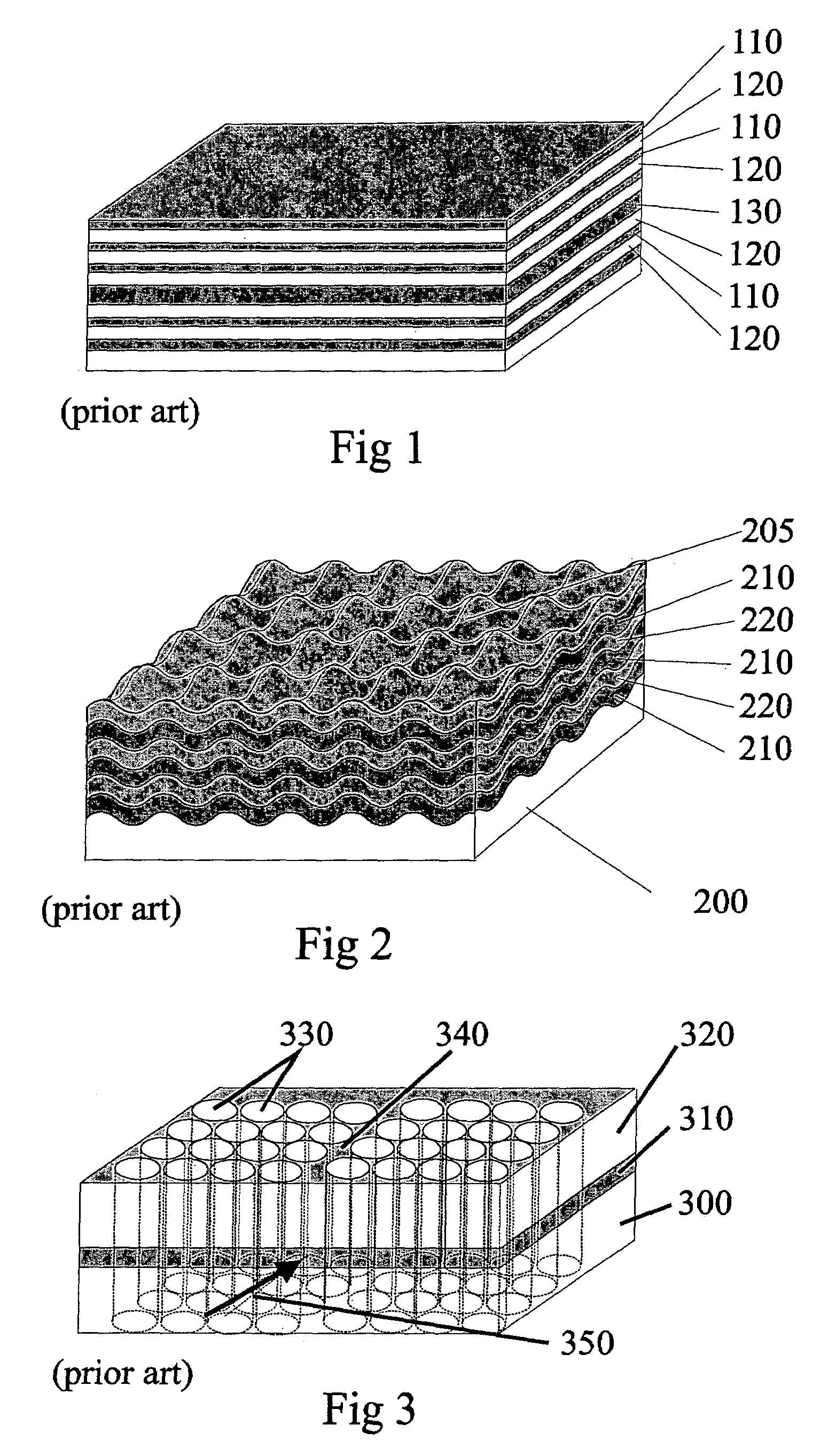 Integrated photonic crystal structure and method of producing same
