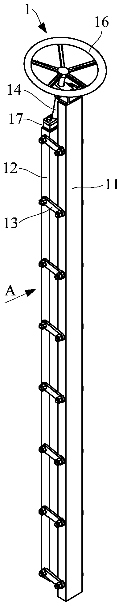 Gate stiffening device for two-way water retaining gate