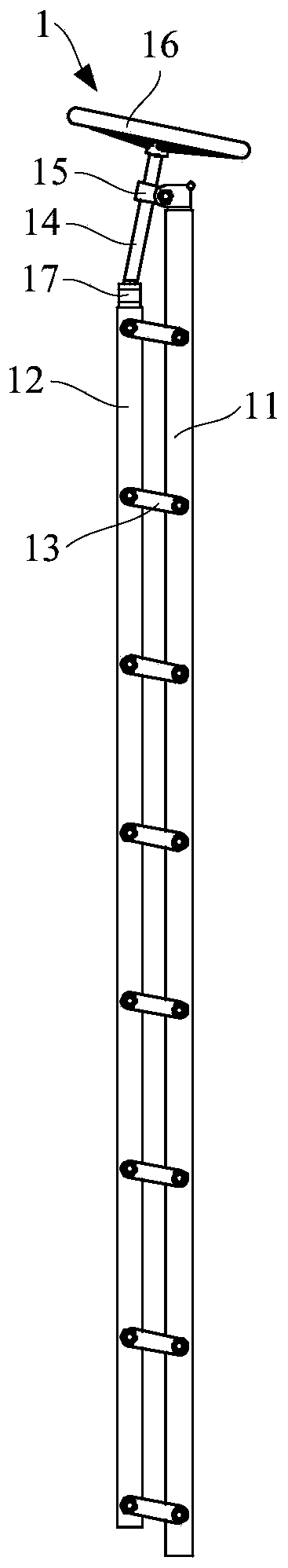 Gate stiffening device for two-way water retaining gate