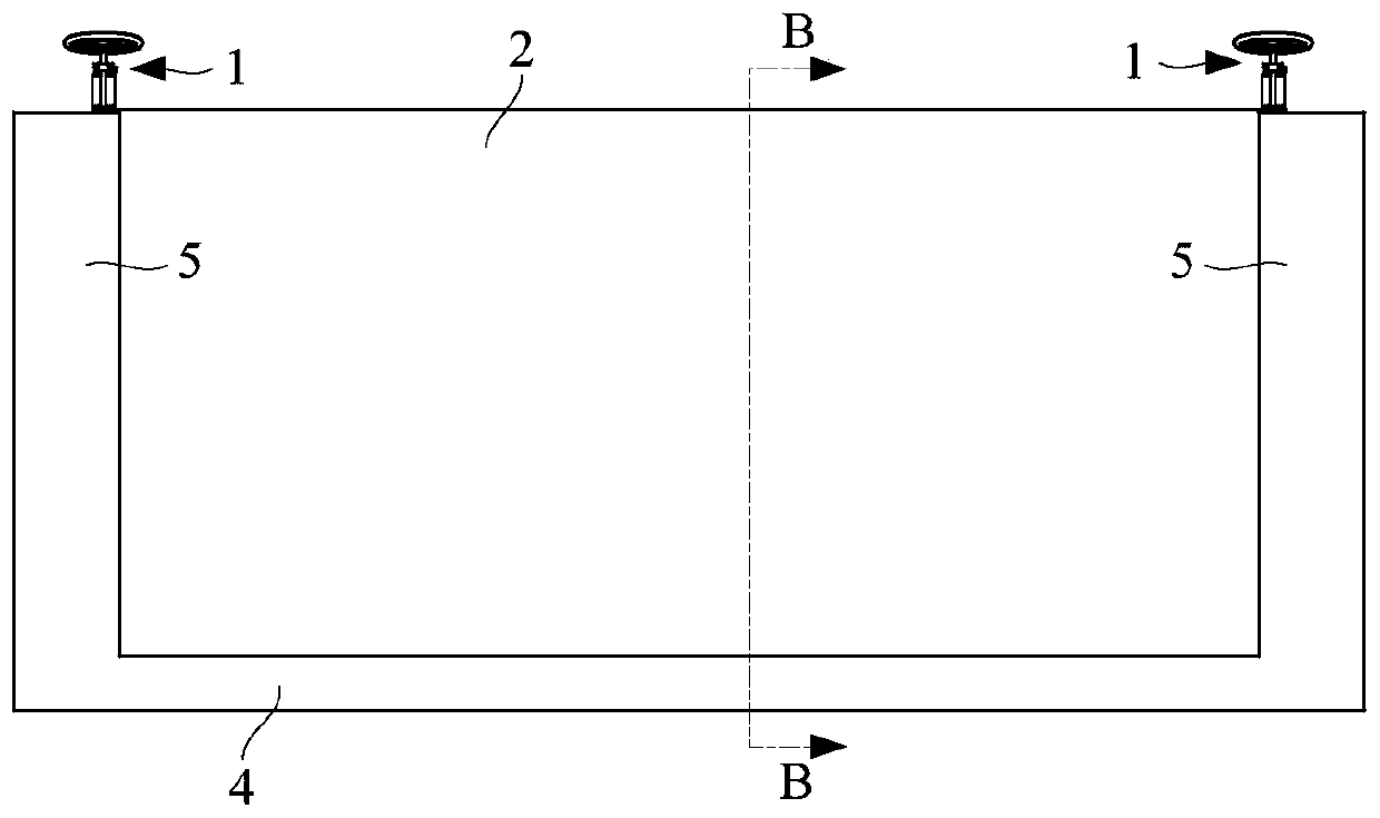 Gate stiffening device for two-way water retaining gate