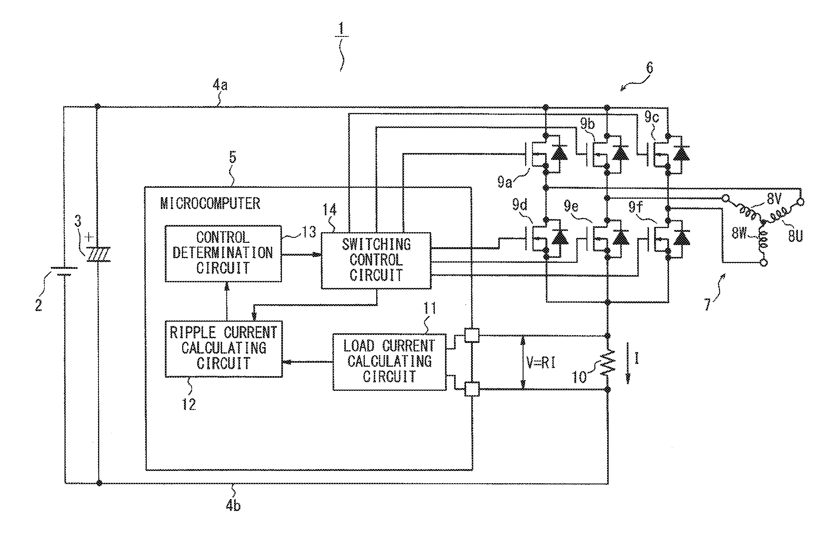 Motor control device and motor control method