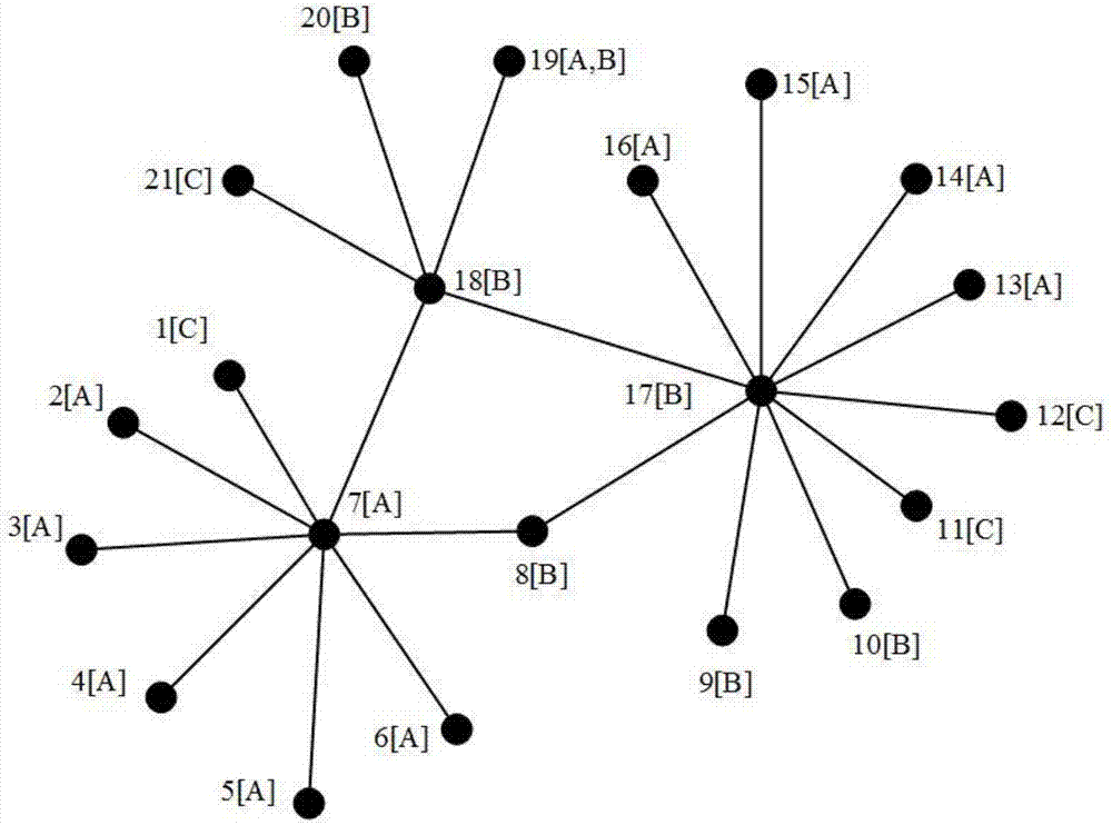 Adjustable overlapped community discovery method based on label propagation