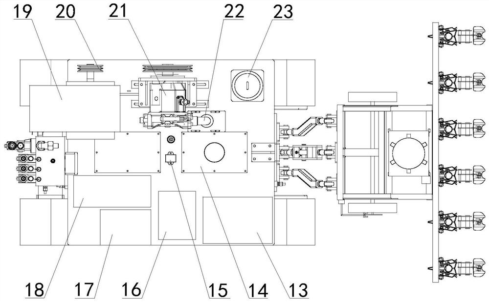 A fully hydraulic crawler type unmanned rape seeding machine