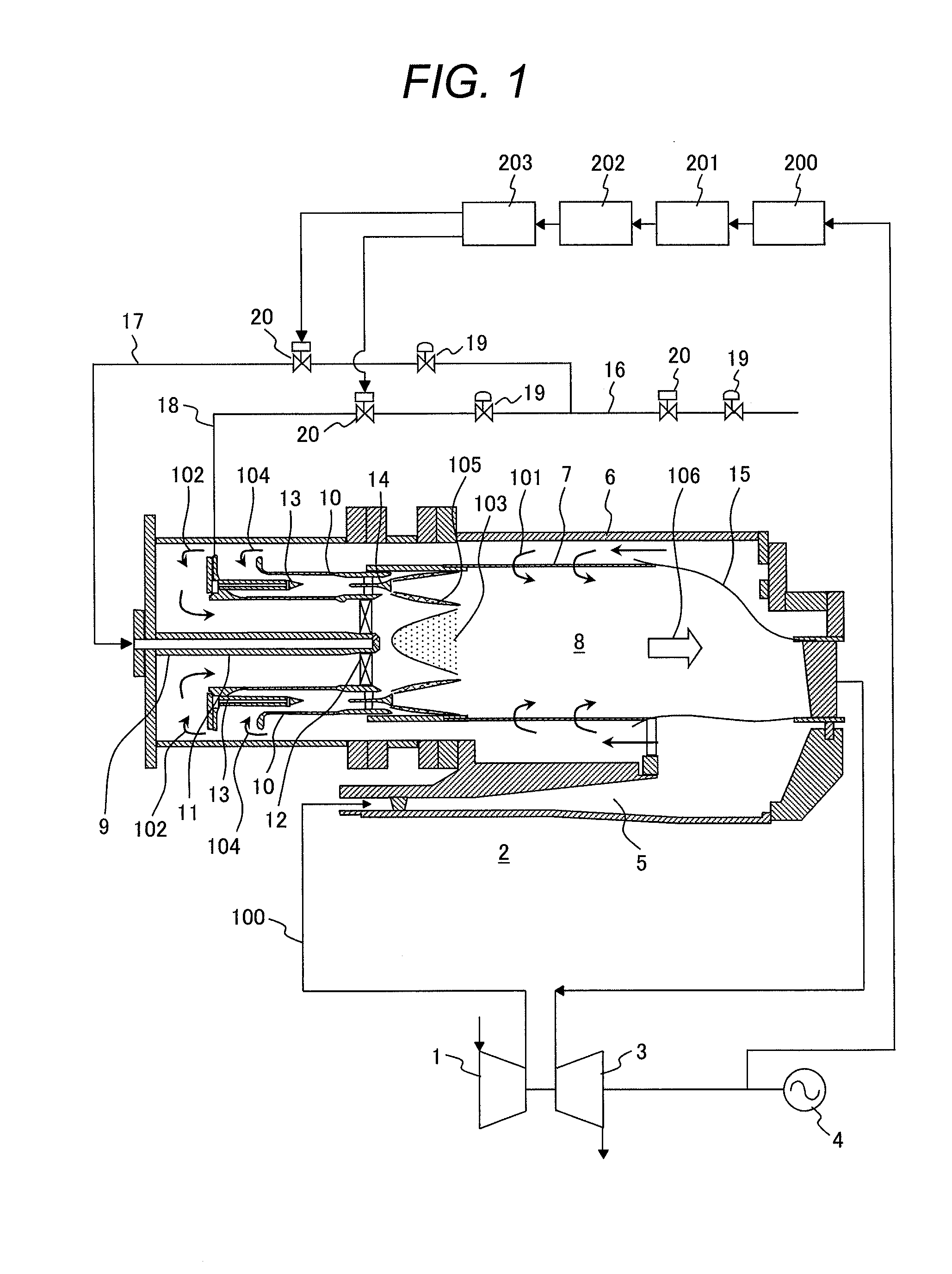 Method and Apparatus for Controlling Gas Turbine Combustor